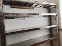 304不銹鋼重型倉儲貨架商用多層地下室冷庫可調節儲物架倉庫貨架 中型201不銹鋼主架-承重1200KG 100長(cháng)*40寬*200cm高（四層） 曬單實(shí)拍圖
