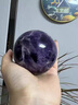 居月夢(mèng)天然夢(mèng)幻紫水晶球擺件原石手工打磨圓球家居辦公店鋪客廳桌面擺件 直徑5厘米夢(mèng)幻紫水晶 曬單實(shí)拍圖