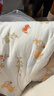十月結晶嬰兒抱被可拆純棉內膽產(chǎn)房襁褓巾新生兒包被四季款 草莓兔90*90cm 曬單實(shí)拍圖