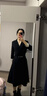 PORTS 寶姿知性通勤干練連衣裙2026新款高級感氣質(zhì)正裝職業(yè)裙 黑色 L 曬單實(shí)拍圖