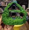 IXJSN躲避小魚(yú)屋小型造景房樹(shù)脂洞穴爬行動(dòng)物魚(yú)蝦躲避屋裝飾車(chē)招財 比基堡 曬單實(shí)拍圖
