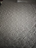 潔麗雅（Grace）100%新疆棉花填充純棉床笠10A抗菌A類(lèi)床罩床單床墊套防滑保護套 嫻雅-灰【A類(lèi)抗菌100%純棉】 150cm*200cm 【單床笠】 曬單實(shí)拍圖