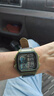 時(shí)諾刻尼龍帶男士電子表三環(huán)表扣復古防水運動(dòng)學(xué)生手表經(jīng)典男表 軍綠 曬單實(shí)拍圖