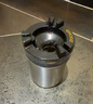若煙（Ruoyan）帶水箱煙灰缸防飛灰防煙味創(chuàng  )意家用車(chē)載漏斗帶蓋個(gè)性不銹鋼煙缸銀 曬單實(shí)拍圖