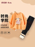 俞兆林（YUZHAOLIN）女童套裝春季兒童衛衣衛褲兩件套中大童百搭休閑衣服童裝 曬單實(shí)拍圖