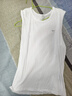 七匹狼運動(dòng)寬肩背心男居家休閑棉氨圓領(lǐng)百搭型男打底汗衫 白色 2XL 曬單實(shí)拍圖