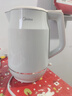 美的（Midea）電熱水壺 2L大容量 大功率速沸雙層防燙不銹鋼無(wú)縫內膽好清洗 即熱式燒水壺電水壺 快速燒水少等待 2L 【304不銹鋼】1800W功率 曬單實(shí)拍圖