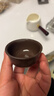 藏壺天下 宜興紫砂功夫茶杯小口杯單個(gè)品茗杯古風(fēng)茶盞小紫砂杯 紫泥 40ml 曬單實(shí)拍圖