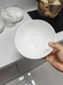 陶相惠陶瓷面碗家用釉下彩7英寸泡面碗湯碗純白拉面碗4個(gè)裝大號骨瓷面碗 曬單實(shí)拍圖