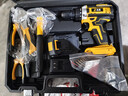 光宸手電鉆充電鉆家用組合工具箱套裝維修套裝電動(dòng)螺絲刀五金工具箱 升級全身包膠21V鋰電118件套 曬單實(shí)拍圖