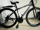 金武端自行車(chē)成人山地車(chē)公路賽車(chē)單車(chē)騎行變速超輕越野中學(xué)生初中青少年 頂配版-輻條輪-黑白色 27.5寸21速 曬單實(shí)拍圖