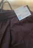 優(yōu)衣庫女裝休閑裙褲/七分褲褲子尼龍479399 38 深褐色 M /160/68A 曬單實(shí)拍圖