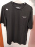 迪桑特（DESCENTE）韓版新款小字簡(jiǎn)約純棉短袖寬松T 恤 SR123UTS15-BLK0 黑色 S (90/建議90-110斤) 曬單實(shí)拍圖