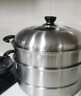 蘇泊爾SUPOR好幫手304不銹鋼雙層復底28cm蒸鍋燃氣電磁爐通用蒸籠SZ28B5 曬單實(shí)拍圖