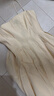 UR春季新款女裝簡(jiǎn)約氣質(zhì)收腰褶飾吊帶連衣裙UWM750037 黃綠 M 曬單實(shí)拍圖