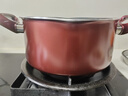 炊大皇湯鍋不粘鍋易潔煲湯燉煮熬粥湯奶鍋22cm磁爐通用溢彩WG14320 曬單實(shí)拍圖