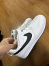 NIKE 耐克童鞋男女童休閑板鞋COURT BOROUGH魔術(shù)貼兒童運動(dòng)鞋小白鞋 曬單實(shí)拍圖