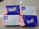 得寶（TEMPO）一博同款 抽紙 真M碼 櫻花味4層90抽*16包 濕水不易破 紙巾 曬單實(shí)拍圖