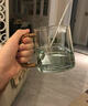 星巴克（Starbucks）杯子韓國漸變藤編透明玻璃杯帶把手大容量耐熱咖啡水杯生日禮物 藤編玻璃杯473ml 曬單實(shí)拍圖