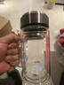 MVVWVV德國品質(zhì)新款保溫杯男款商務(wù)辦公室泡茶杯帶把手玻璃水杯雙層隔熱 [德國品質(zhì)質(zhì)保無(wú)憂(yōu)]鋼本色350ml 曬單實(shí)拍圖