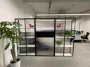 弘鐵公司玻璃隔斷置物架花架書(shū)架雙面柜隔墻辦公室酒店辦公區屏風(fēng)定制 定制顏色尺寸定制 曬單實(shí)拍圖