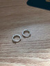 芯奢純銀999足銀耳環(huán)女士高級養耳洞耳釘女素圈愛(ài)心耳圈女耳扣2026新 999足銀耳環(huán)單只 曬單實(shí)拍圖