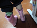 歐育兒童雨鞋女童時(shí)尚卡通立體雨靴小孩水鞋幼兒園防寶寶滑水雨鞋 B1658 粉色小兔 28 內長(cháng)18cm 建議腳長(cháng)【16.5-17cm】 曬單實(shí)拍圖
