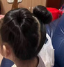 兒童盤(pán)發(fā)器女丸子頭盤(pán)頭發(fā)的懶人蓬松簡(jiǎn)約花苞頭盤(pán)發(fā)發(fā)圈扎發(fā)神器 1個(gè)【大號黑色】海綿盤(pán)發(fā)桿 曬單實(shí)拍圖