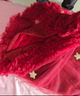 小豬班納兒童紅色裙子女童套裙2026新款冬裝連衣裙女孩新年衣服過(guò)年公主裙 【新年星星套裙兩件套可拆】酒紅 150 【推薦70-85斤】 曬單實(shí)拍圖