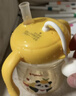 貝親兒童牛奶杯1-3歲寶寶喝水喝奶PPSU直飲奶瓶雙吸管水杯 香蕉黃 330ml 曬單實(shí)拍圖