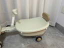 看寶貝（lookbaby）兒童扭扭車(chē)1-3歲溜溜車(chē)搖搖車(chē)寶寶扭扭車(chē)防側翻嬰兒扭扭車(chē) 云朵灰+拖斗+拉桿 曬單實(shí)拍圖