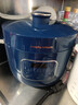 摩飛電器（Morphyrichards）電壓力鍋 電高壓鍋電飯鍋電飯煲 家用2.5L迷你琺瑯釉精釜多功能煲湯鍋電火鍋電煮鍋MR8701藍 曬單實(shí)拍圖