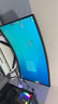 HKC31.5英寸 2K 高分顯示器240HZ高刷新率屏1000R濾藍光不閃屏電競游戲曲面屏筆記本臺式 CG321QKS 曬單實(shí)拍圖
