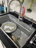 歐琳（OULIN）水槽大單槽廚房水槽洗菜盆大單槽304不銹鋼手工洗碗槽洗菜池9140 曬單實(shí)拍圖