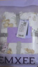 嫚熙（EMXEE）嬰兒紗布浴巾純棉寶寶新生兒童浴巾 綺幻花信 110×110cm 曬單實(shí)拍圖