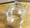 綠昌明玻璃茶壺功夫茶具加厚耐高溫泡茶壺單壺帶把手小號玻璃壺 曬單實(shí)拍圖