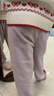 芬騰兒童睡衣防靜電雙面暖絨25年秋冬新款長(cháng)袖女童家居服套裝 曬單實(shí)拍圖