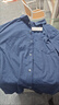 gxgjeans男裝 多色口袋設計基礎通勤商務(wù)長(cháng)袖襯衫打底 25秋新品 藍色 3XL (190) 曬單實(shí)拍圖