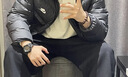 耐克男子保暖羽絨服夾克冬新款寬松防潑水NIKE THERMA-FIT IB2976 010黑/白 M 曬單實(shí)拍圖