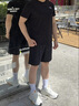 安踏（ANTA）冰膚科技跑步晨跑居家兩件套裝男士夏季冰絲速干透氣冰膚運動(dòng)服 【夏季新品熱銷(xiāo)1000+】基礎黑-7 XL/180 (150-165斤) 曬單實(shí)拍圖