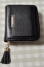 viney短款牛皮拉鏈錢(qián)包多功能多卡位小錢(qián)包皮夾新款女士錢(qián)包女 【黑色】送老婆女朋友高級感實(shí)用生日禮物女友 曬單實(shí)拍圖