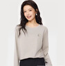 佐丹奴T恤女秋季純棉長(cháng)袖t恤衫動(dòng)物刺繡寬松圓領(lǐng)上衣05395784 曬單實(shí)拍圖
