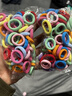 【精選品質(zhì)】?jì)和そ钆^繩寶寶發(fā)圈小女孩扎頭發(fā)不傷發(fā)橡皮筋 2#兒童發(fā)圈混色200根【透明袋子包裝】 曬單實(shí)拍圖