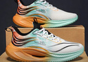 回力男鞋網(wǎng)面運動(dòng)鞋男春夏透氣跑步鞋男百搭鞋子男 白綠桔網(wǎng)面款 43 曬單實(shí)拍圖