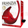 FRANZIA芳絲雅紅3L盒裝半干型紅葡萄酒  每日紅酒 送禮聚餐酒 曬單實(shí)拍圖