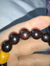 妍韻珠寶爆金星印度小葉紫檀手串正宗文玩佛珠男女款檀香手鏈12mm凈重17克 曬單實(shí)拍圖