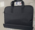 得力（deli）【超級爆款】事務(wù)包公文包商務(wù)休閑男女職業(yè)文件袋/滌綸手提包/文件包/資料袋電腦包 黑色 曬單實(shí)拍圖