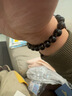 卡薇亞天然冰種彩眼黑曜石貔貅手鏈男士情侶款皮休情人節禮物水晶手串女 珠徑10mm左右素珠附證書(shū) 曬單實(shí)拍圖