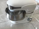奧克斯（AUX）廚師機家用和面機多功能揉面機打蛋器5L多功能奶油機1200W全自動(dòng)攪拌料理機奶白色SC-226小白熊 曬單實(shí)拍圖
