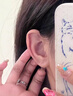 DAISY DREAM透明樹(shù)脂養耳洞耳釘學(xué)生隱形耳環(huán)女硅膠耳堵耳棒非塑料耳骨釘耳飾 【一對裝】隱形款樹(shù)脂耳釘 曬單實(shí)拍圖